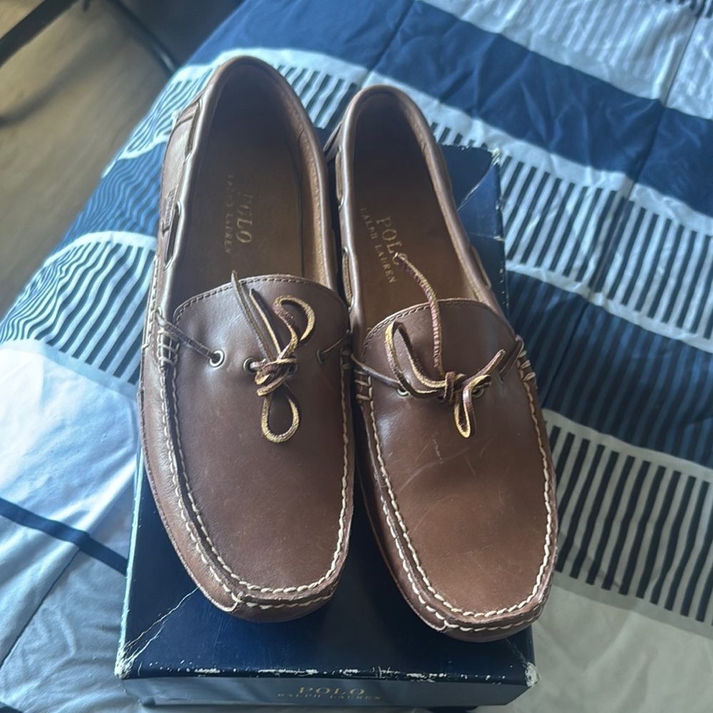 Polo by Ralph Lauren Men's Brown Leather Loafers